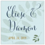 Personalized Bountiful Leaves style Bountiful Leaves custom labels
