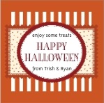 Personalized Candystripes style Candystripes custom labels
