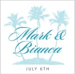 Personalized Coco Palms style Coco Palms custom labels