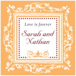 Personalized Filigree style Filigree custom labels