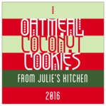 Personalized Festive Stripes style Festive Stripes custom labels