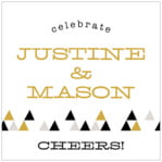Personalized Modern Geometric style Modern Geometric custom labels