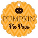 Personalized Iconic Halloween style | Taylor Street Favors Iconic Halloween Scallop Hang Tag In Orange | Taylor Street Favors