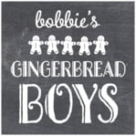 Personalized Chalkboard Holiday style Chalkboard Holiday custom labels