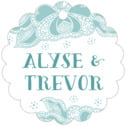 Personalized Sea & Sky style | Taylor Street Favors Sea & Sky Scallop Hang Tag In Sea Glass | Taylor Street Favors