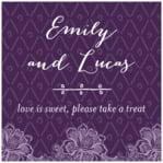 Personalized Lucky in Lace style Lucky in Lace custom labels