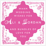 Personalized Love style Love custom labels