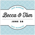 Personalized Morocco style Morocco custom labels