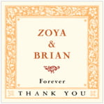 Personalized Rococo Spring style Rococo Spring custom labels