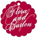 Personalized Sweetheart style | Taylor Street Favors Sweetheart Scallop Hang Tag In Deep Red | Taylor Street Favors