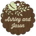 Personalized Woodland Bliss style | Taylor Street Favors Woodland Bliss Scallop Hang Tag In Lime | Taylor Street Favors