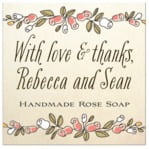 Personalized Sweet Rose style Sweet Rose custom labels
