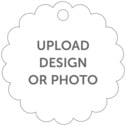 Personalized DIY style | Taylor Street Favors Diy Scallop Hang Tag In Custom | Taylor Street Favors